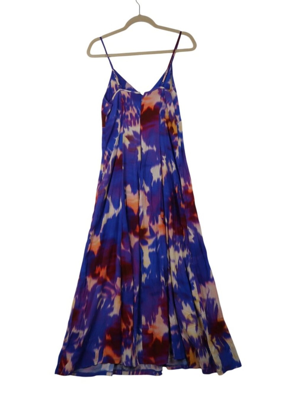 ✨3/$30 The Drop S Womens Multicolor Spaghetti Strap Maxi Dress Boho - Picture 2 of 3